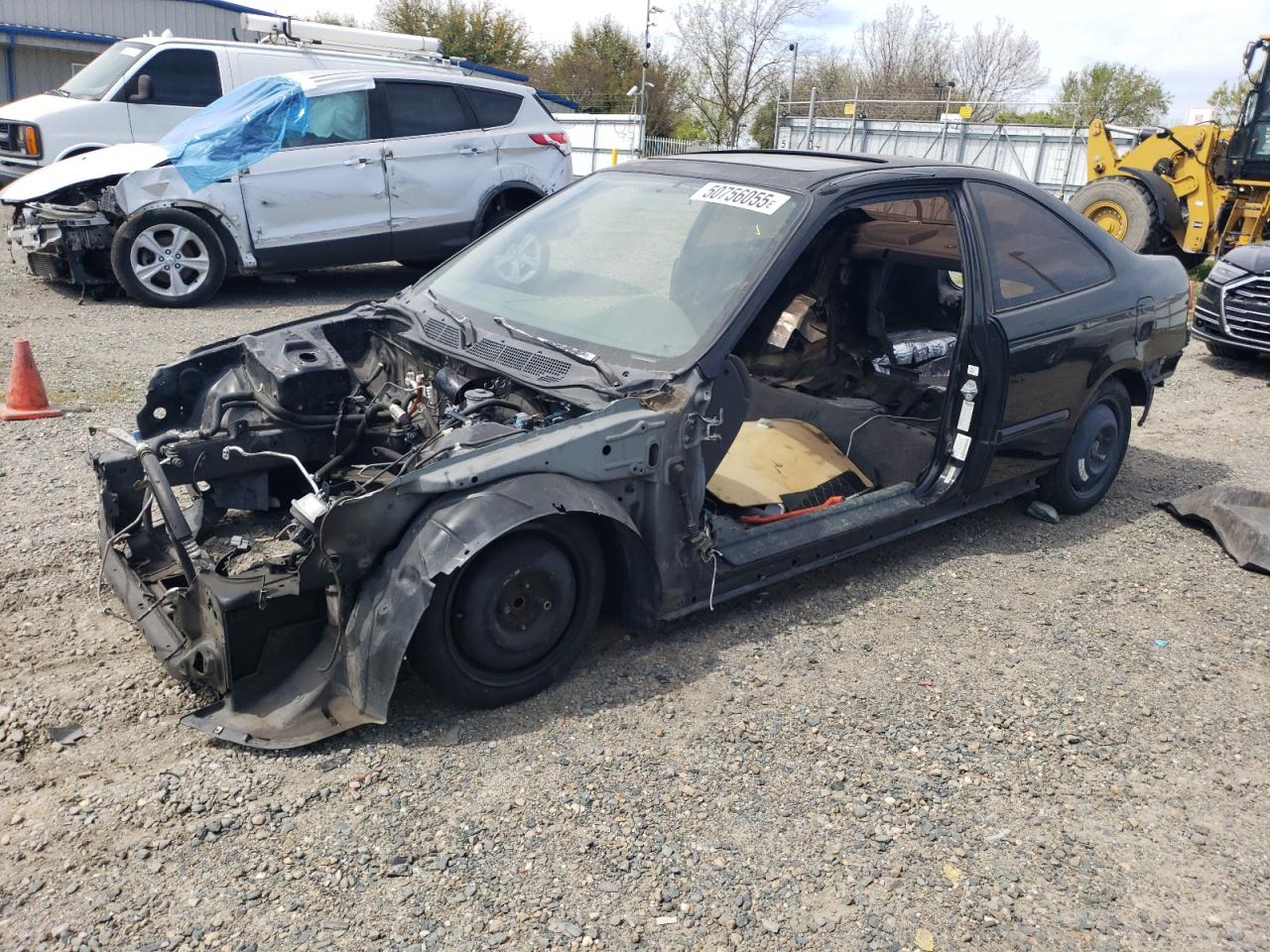 1999 Honda Civic Ex იყიდება Sacramento-ში, CA - Stripped