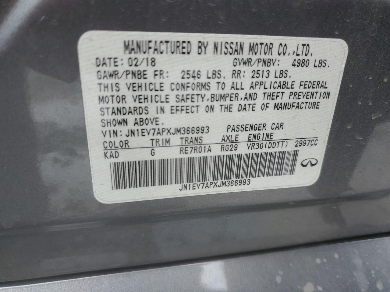 2018 Infiniti Q50 - Image 12