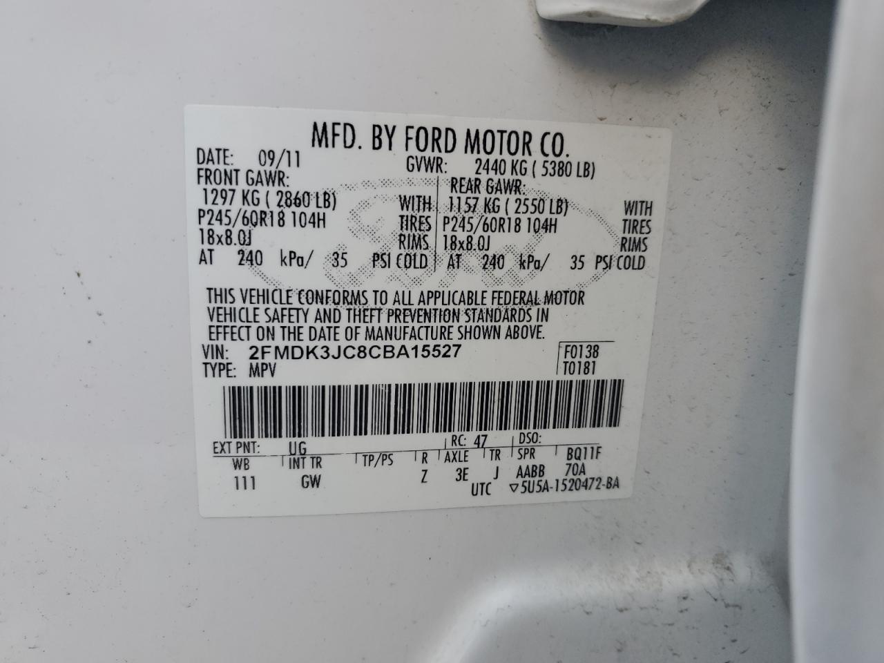2012 Ford Edge - Image 13