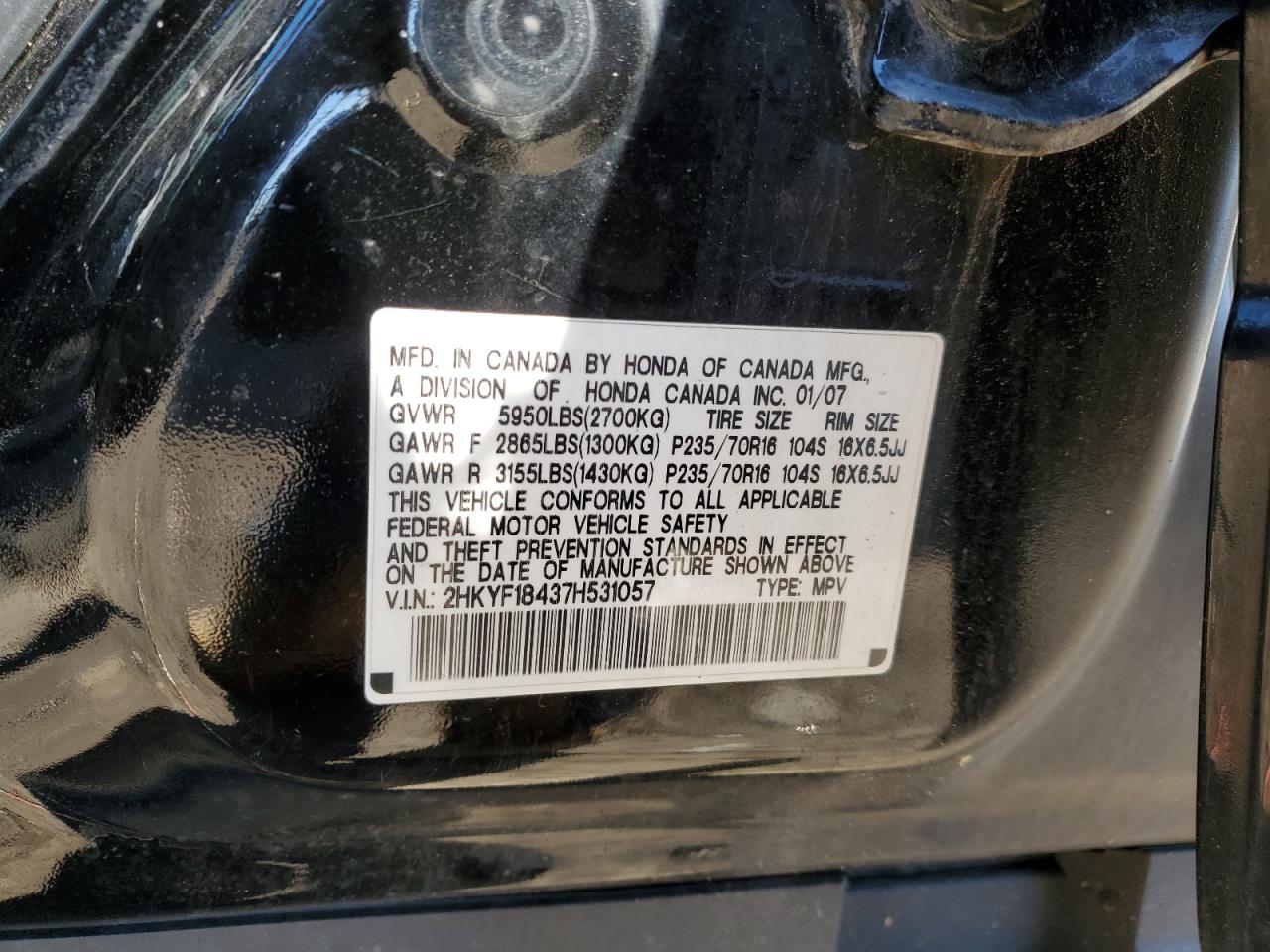 2007 Honda Pilot - Image 12