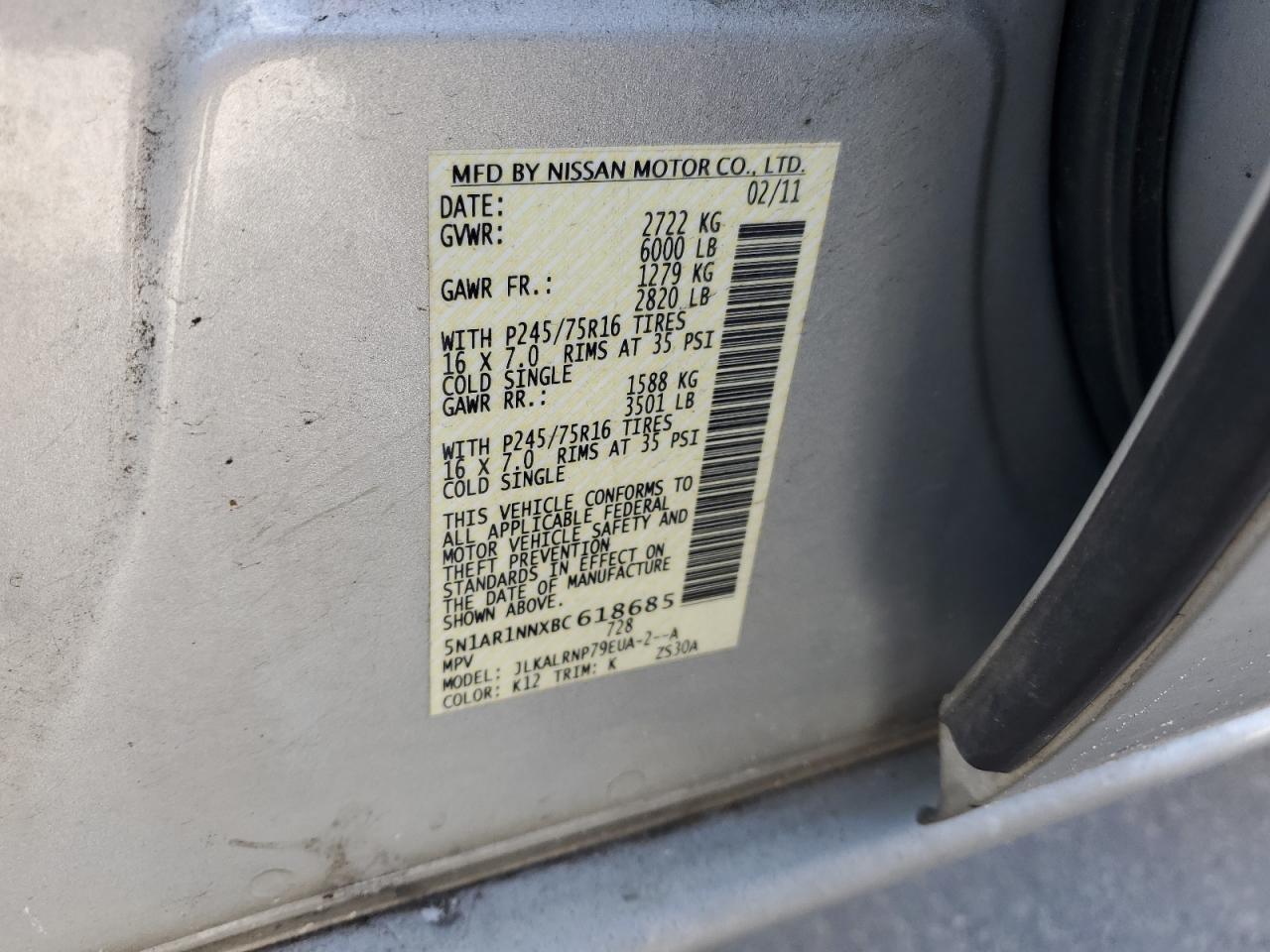2011 Nissan Pathfinder - Image 15