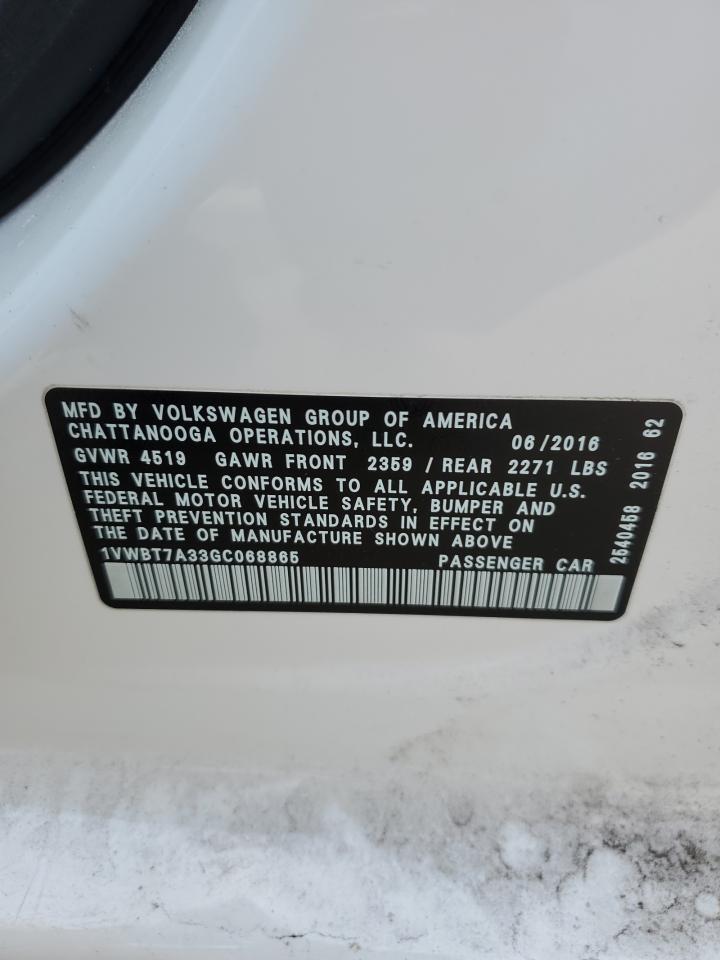 2016 Volkswagen Passat - Image 12