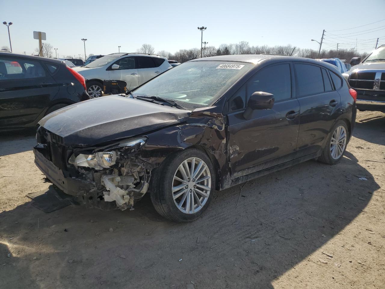 2013 Subaru Impreza Premium იყიდება Indianapolis-ში, IN - Front End