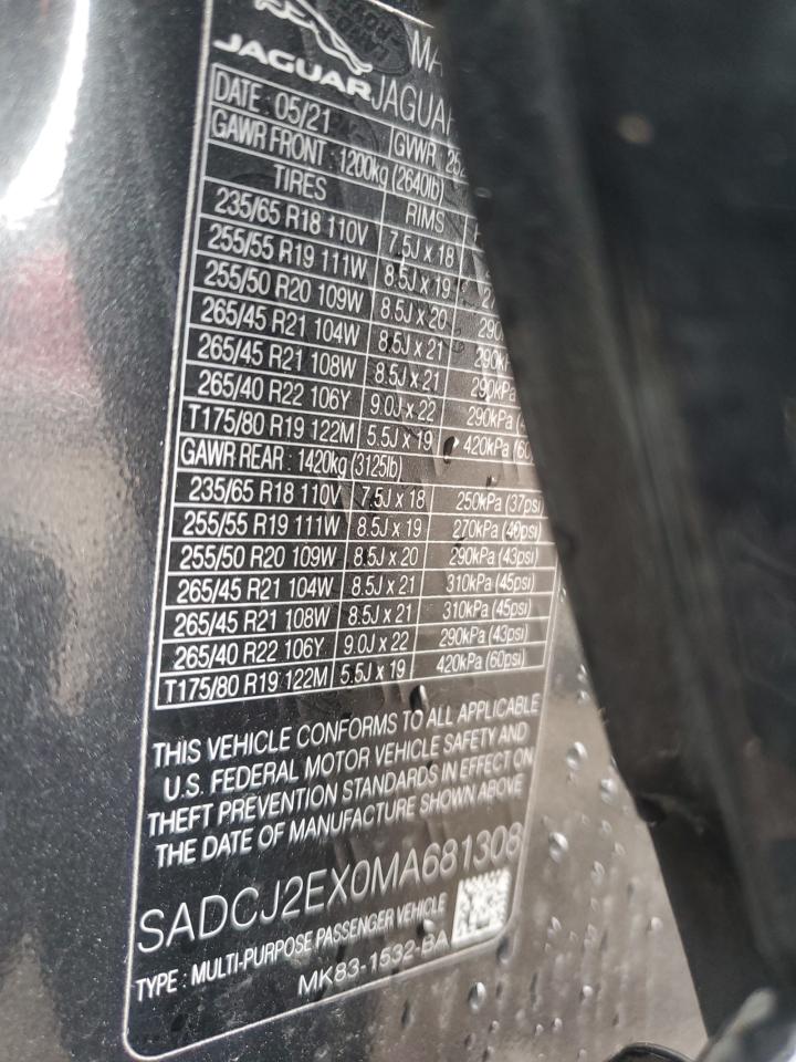 2021 Jaguar F-Pace - Image 14
