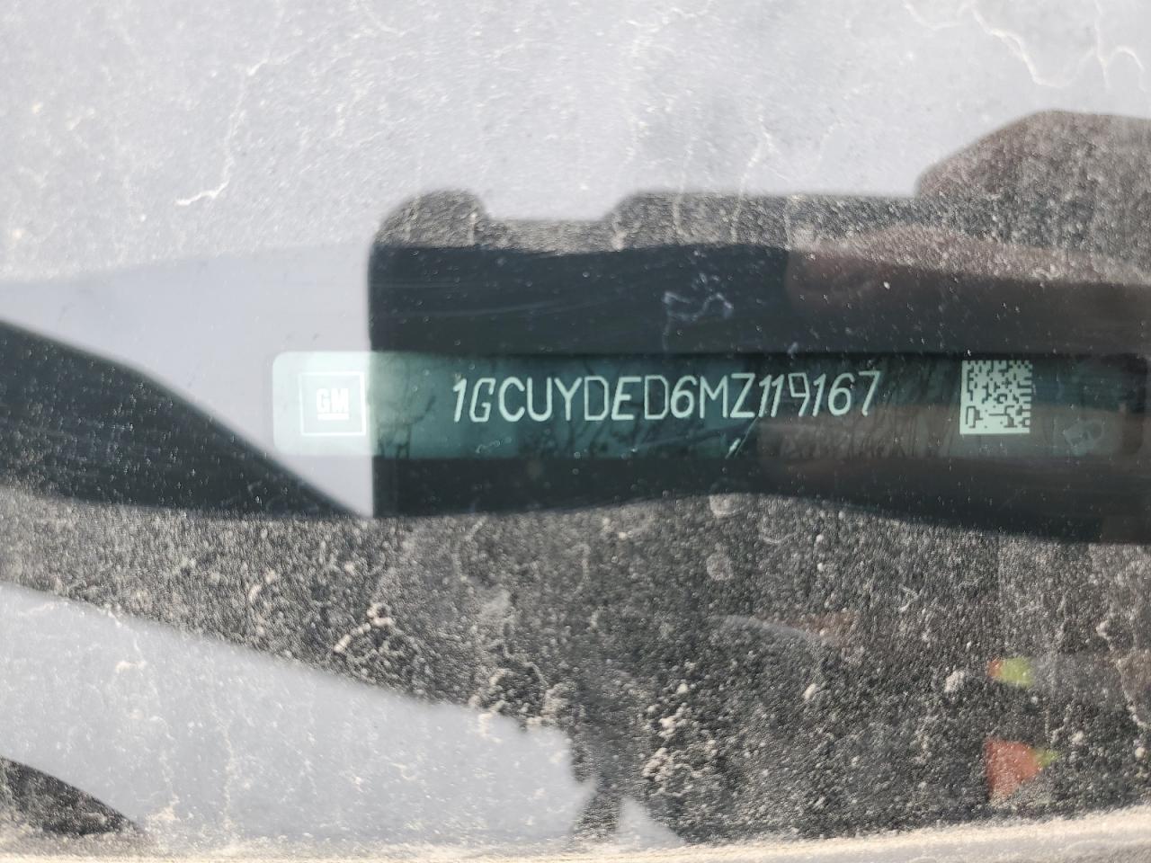 1GCUYDED6MZ119167 CHEVROLET ALL Models 2021