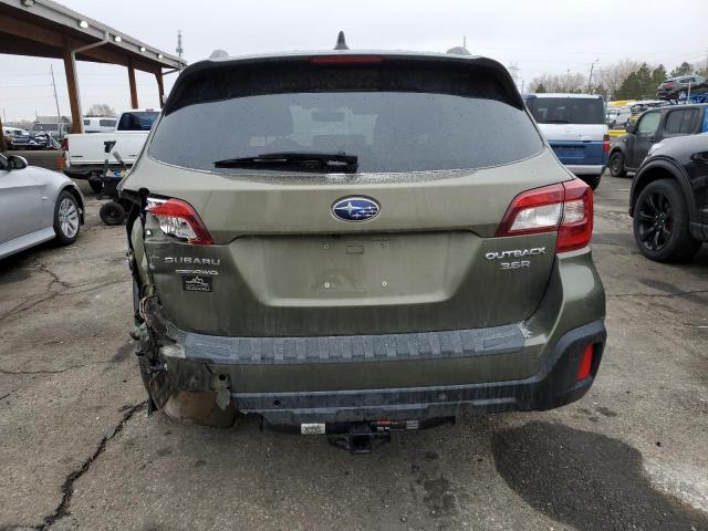  SUBARU OUTBACK 2018 Зеленый