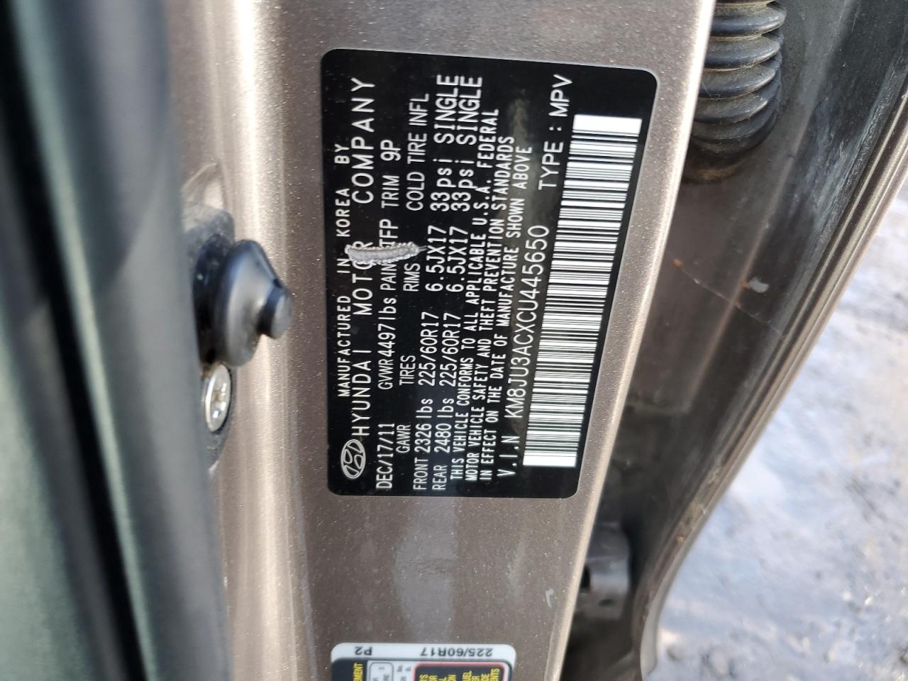 2012 Hyundai Tucson - Image 13