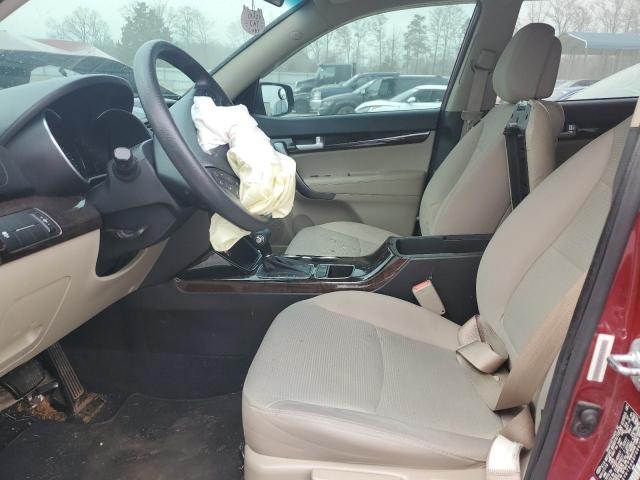  KIA SORENTO 2015 Czerwony