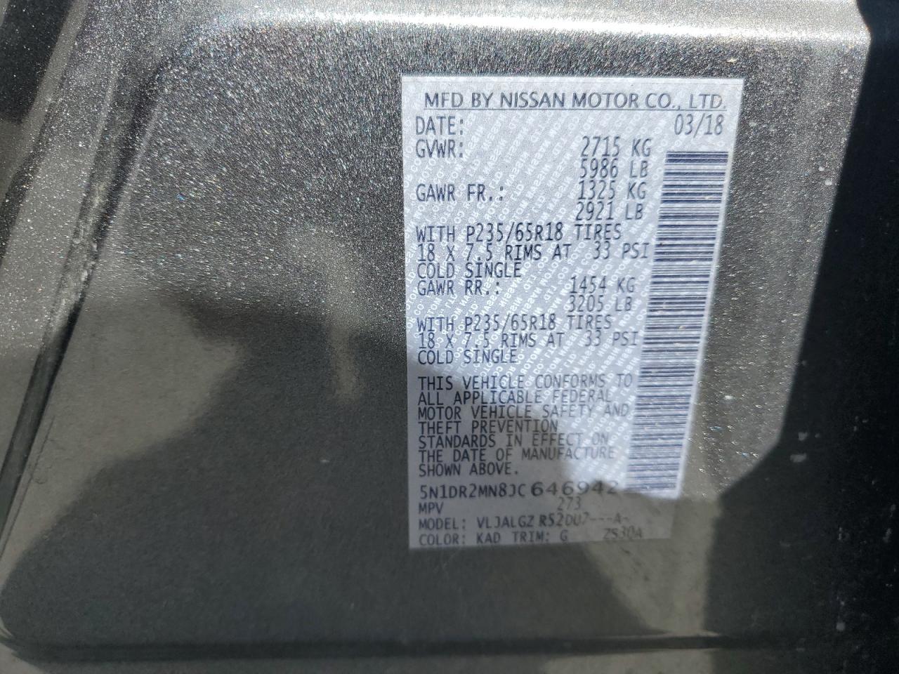 2018 Nissan Pathfinder - Image 15