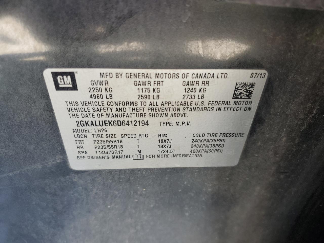 2013 GMC Terrain - Image 15