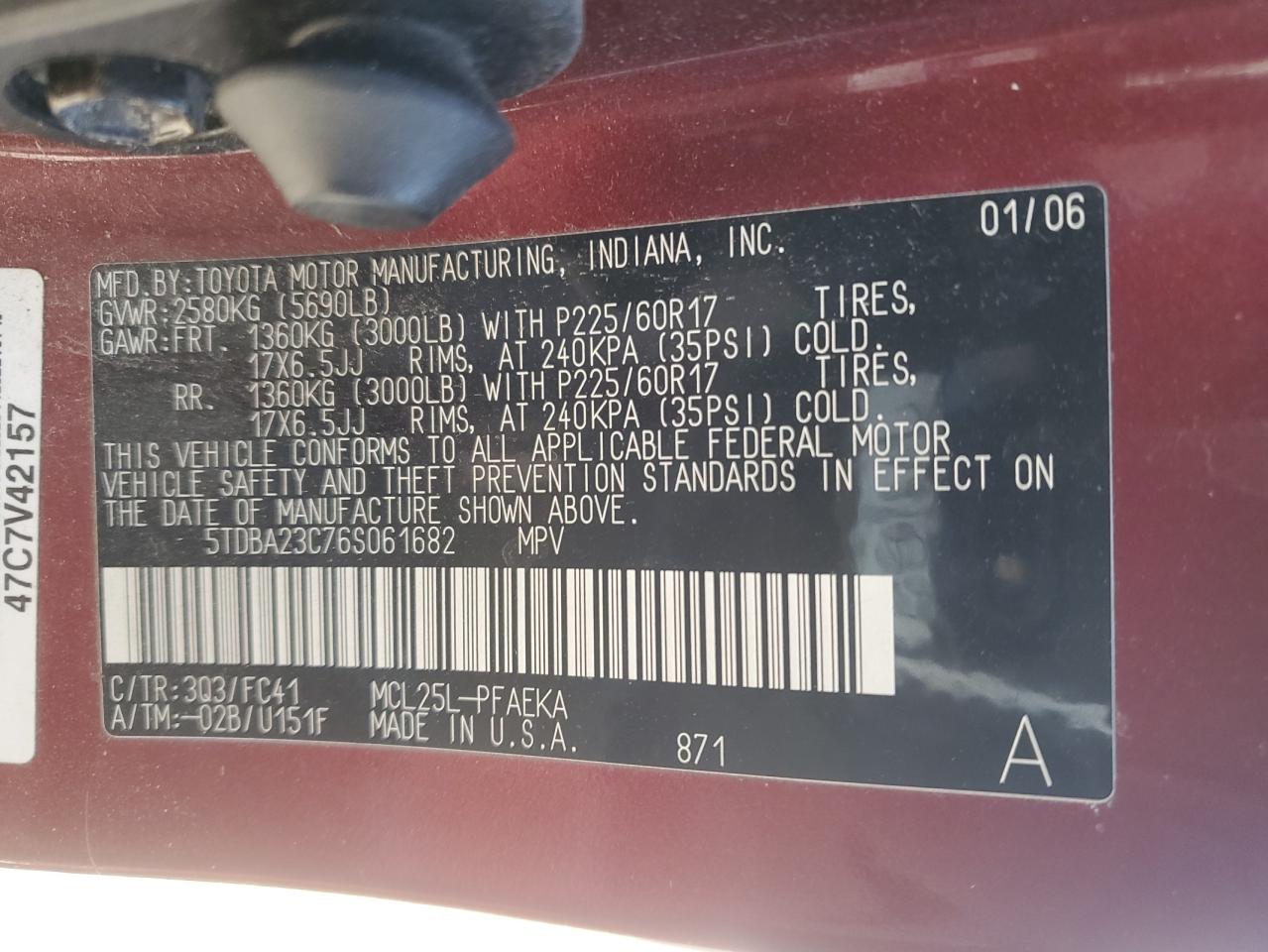 2006 Toyota Sienna - Image 13