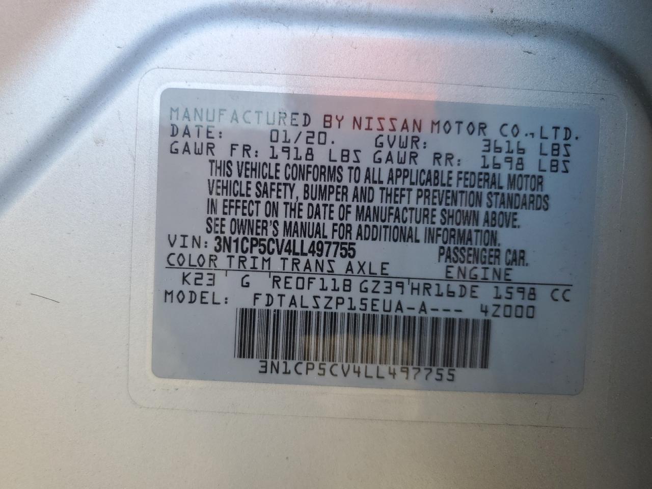 2020 Nissan Kicks - Image 15