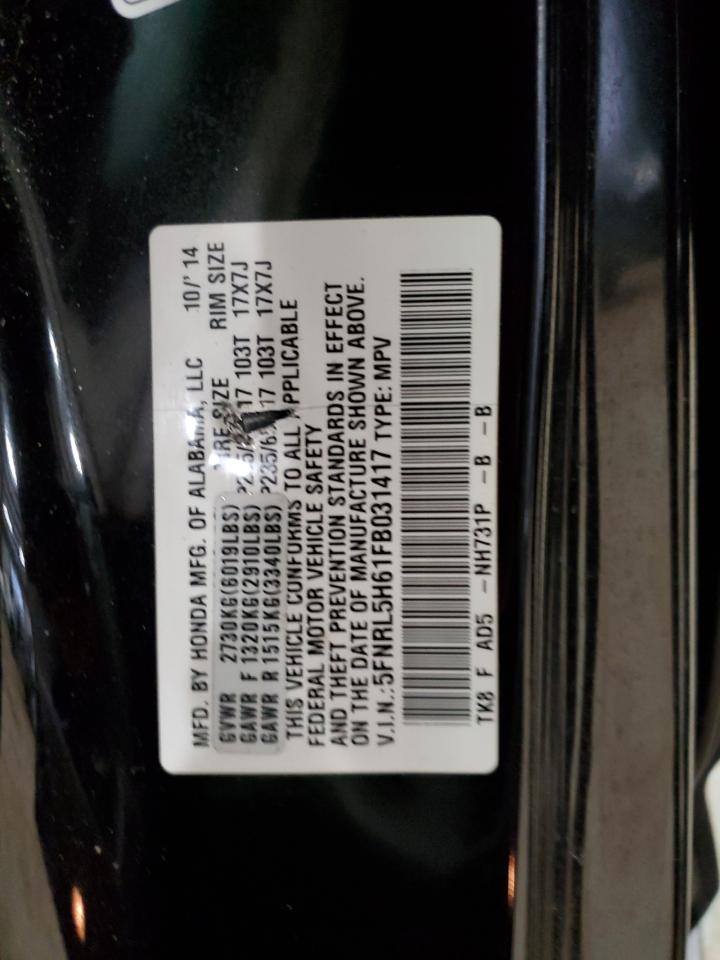 2015 Honda Odyssey - Image 14