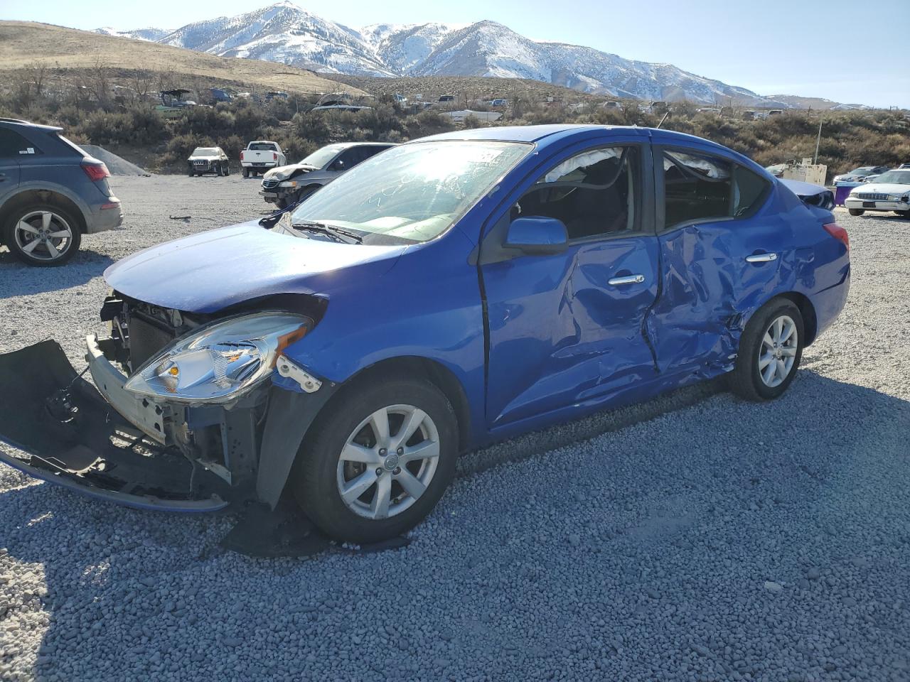 2012 Nissan Versa S na sprzedaż w Reno, NV - Side