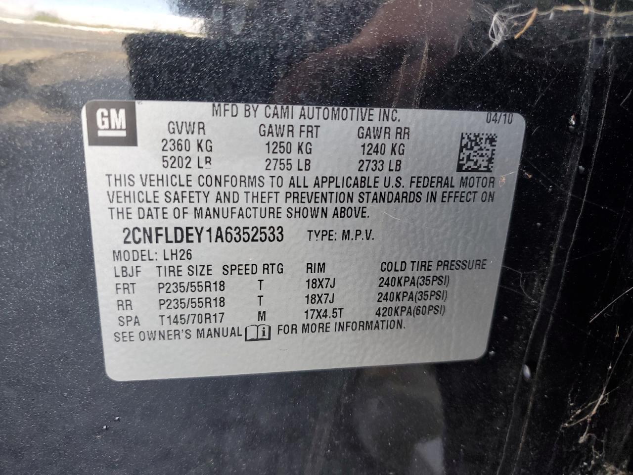 2010 Chevrolet Equinox - Image 13
