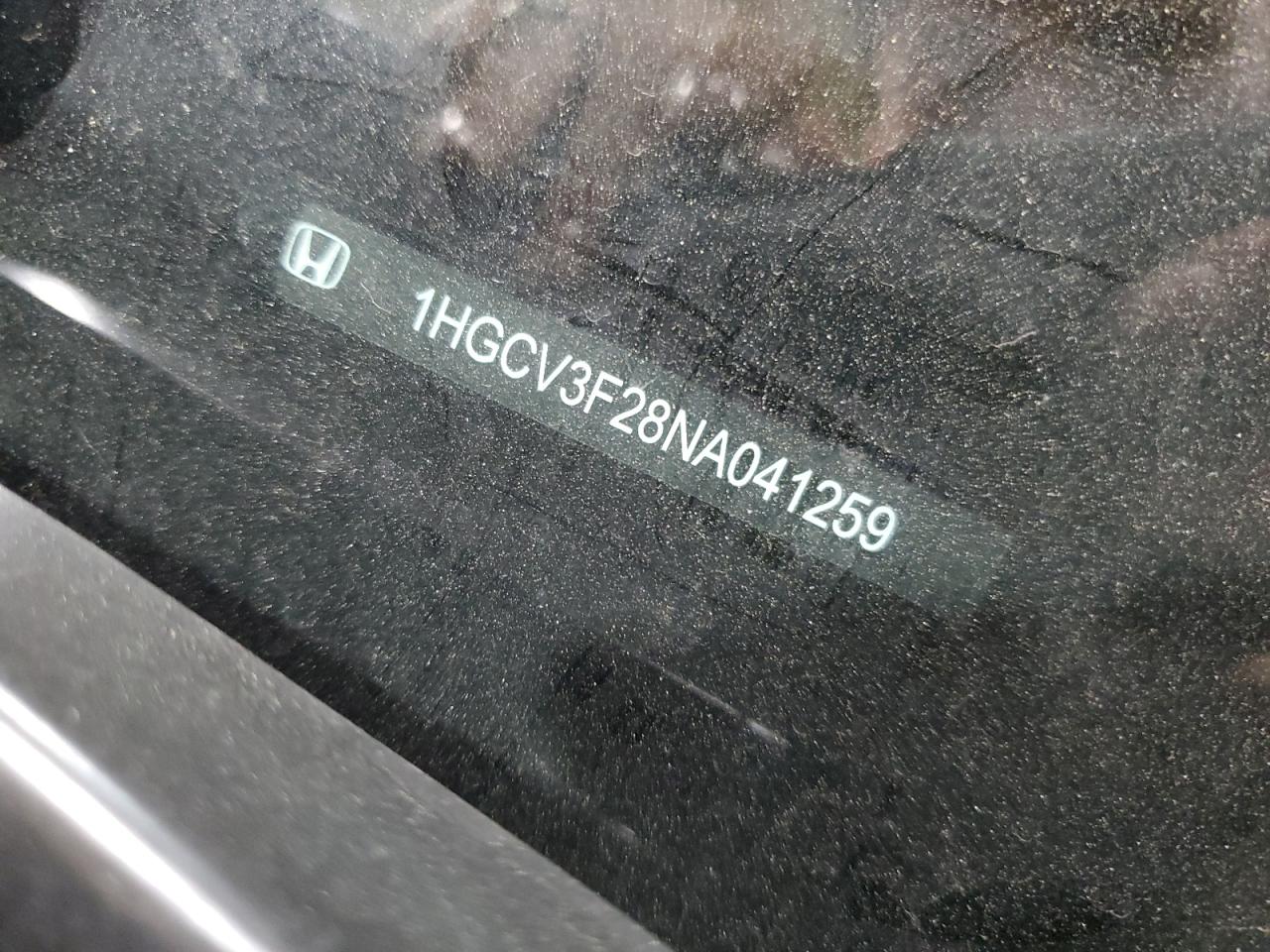 1HGCV3F28NA041259 HONDA ACCORD 2022
