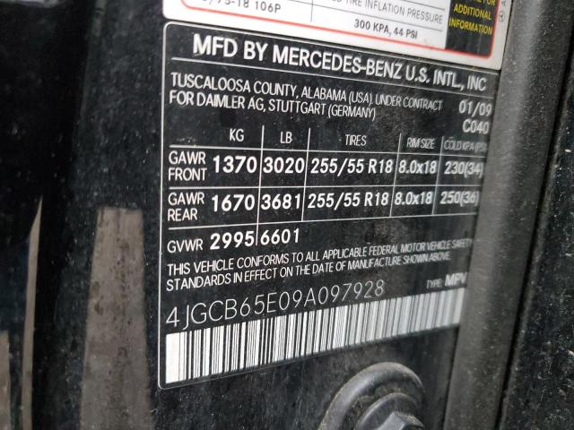 2009 MERCEDES-BENZ R 350 4MATIC