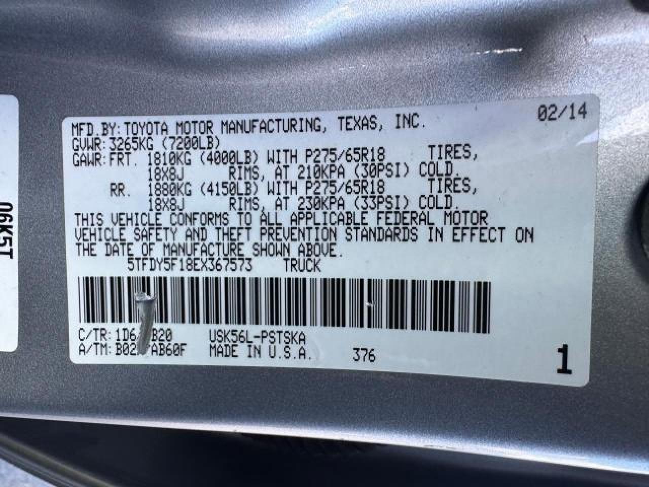 2014 Toyota Tundra - Image 10