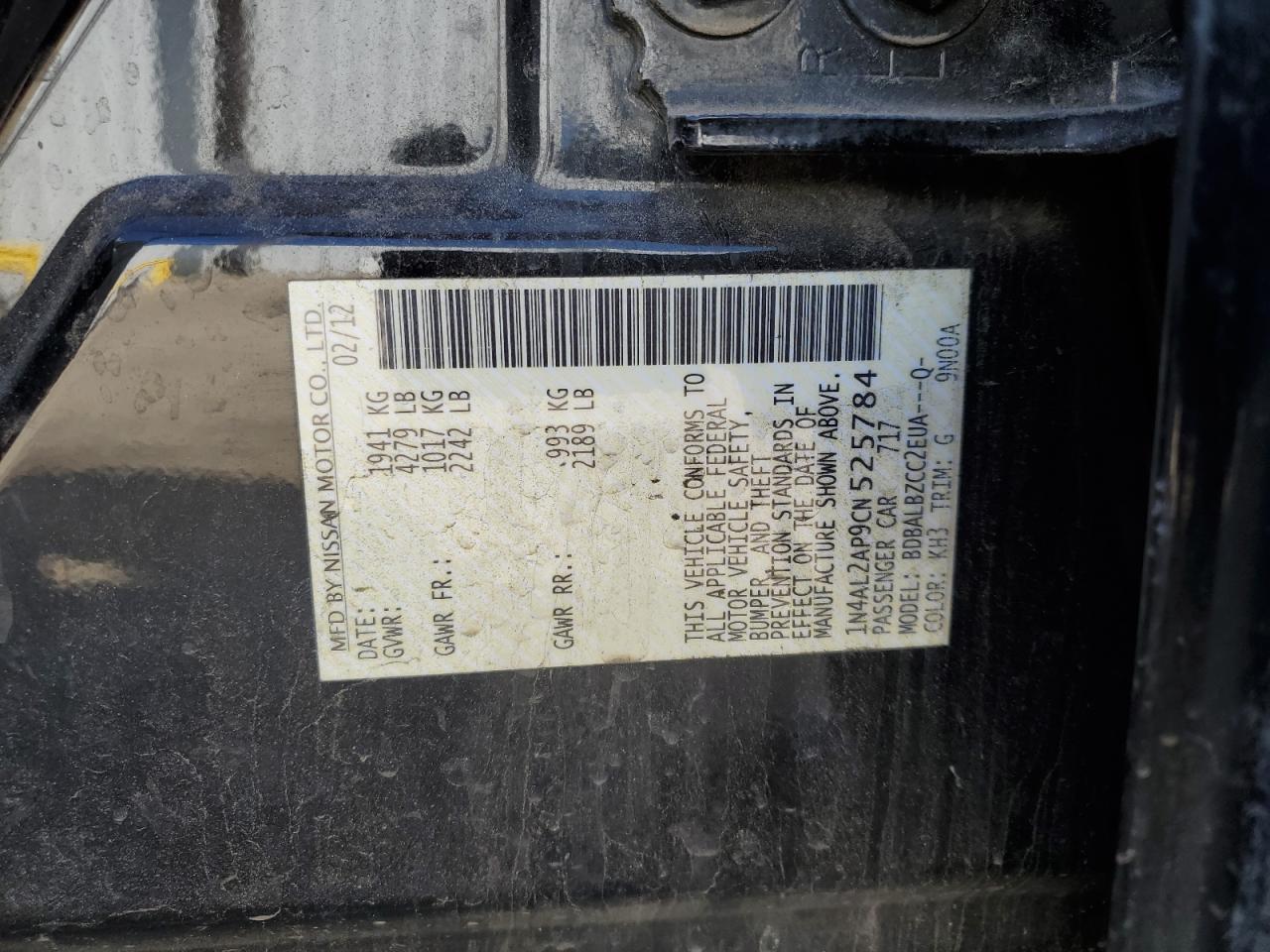 2012 Nissan Altima - Image 12