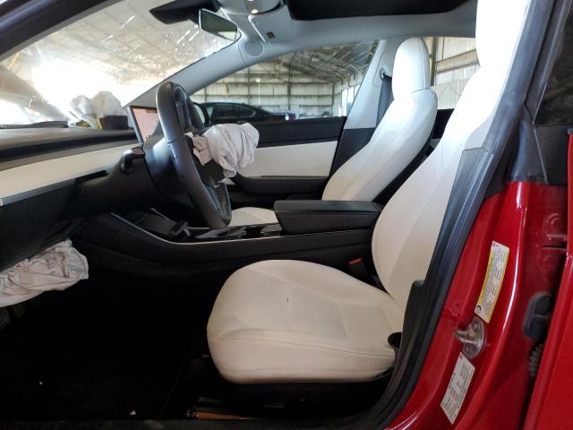  TESLA MODEL 3 2018 Red