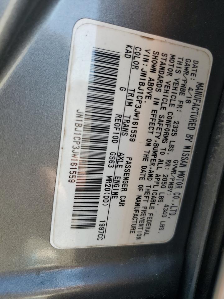 JN1BJ1CP3JW161559 NISSAN ROGUE 2018