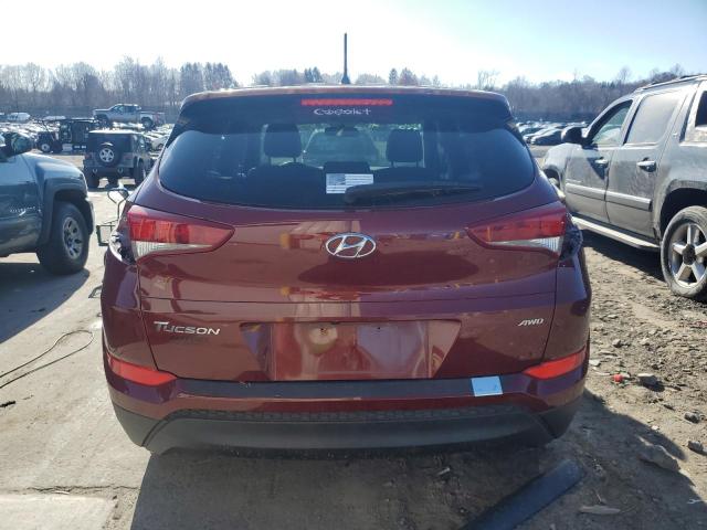  HYUNDAI TUCSON 2018 Czerwony