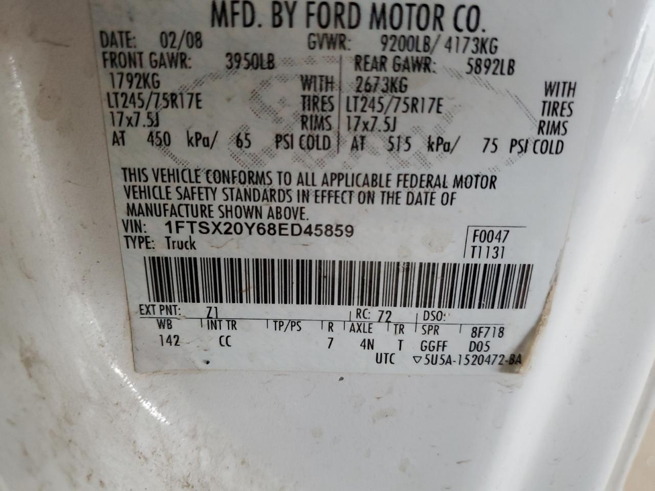 2008 Ford F250 - Image 14