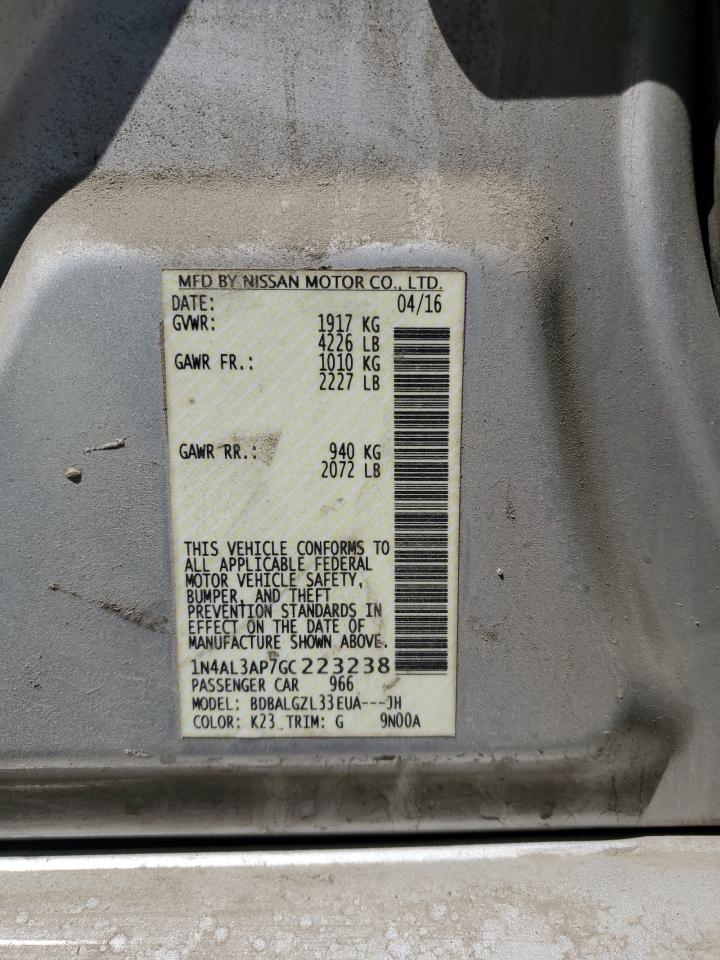 1N4AL3AP7GC223238 NISSAN ALTIMA 2016
