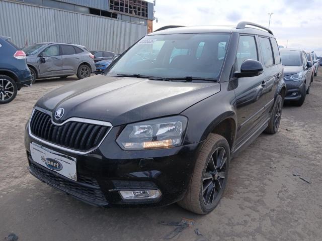 2014 SKODA YETI BLACK for sale at Copart PETERLEE