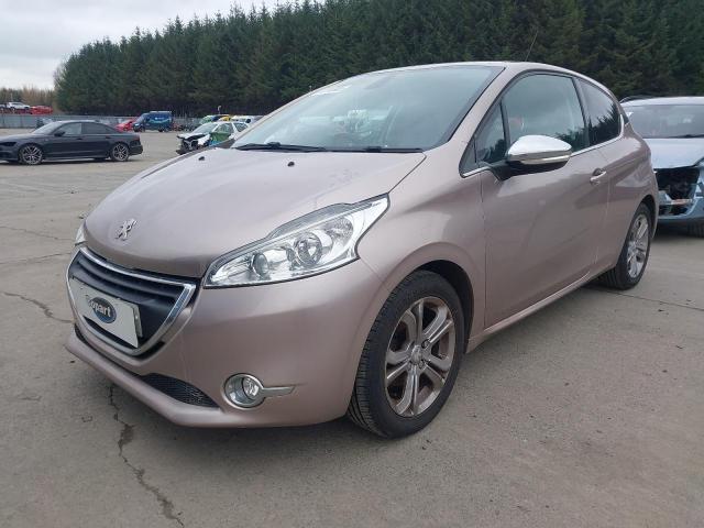 2014 PEUGEOT 208 ALLURE for sale at Copart WHITBURN