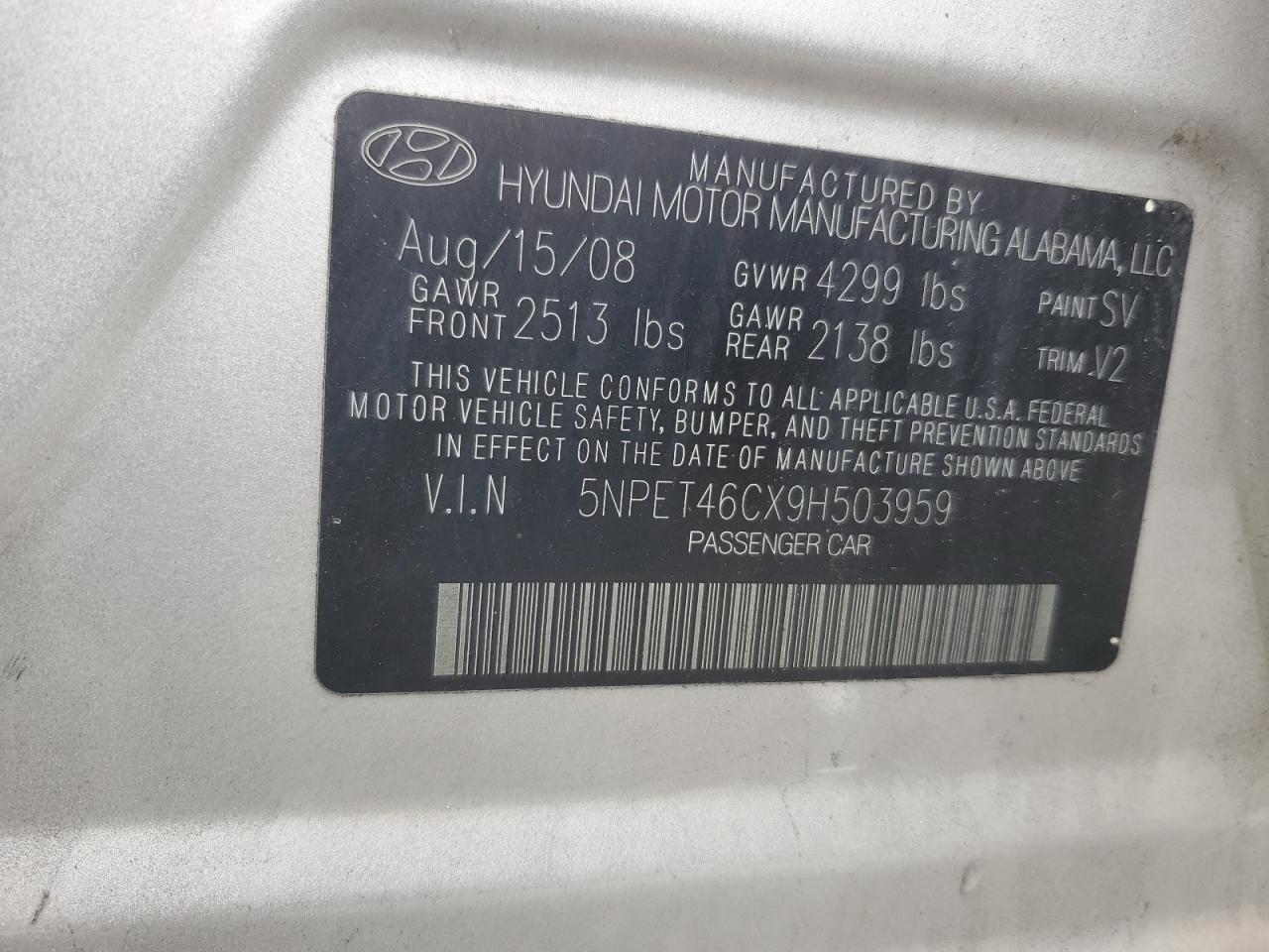 2009 Hyundai Sonata - Image 15