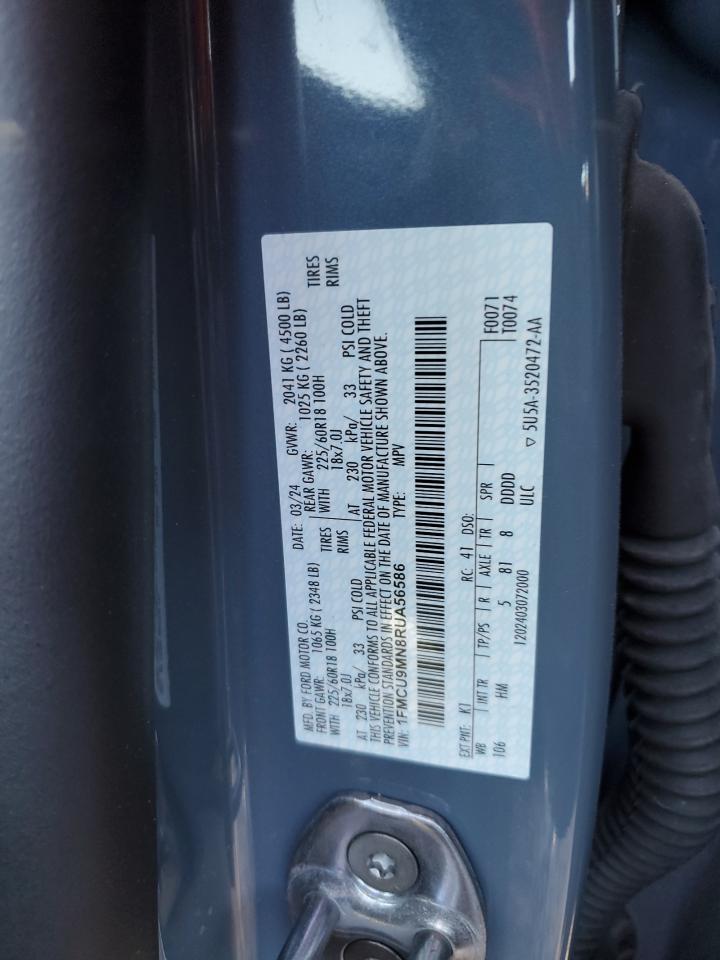 1FMCU9MN8RUA56586 FORD ESCAPE ST 2024
