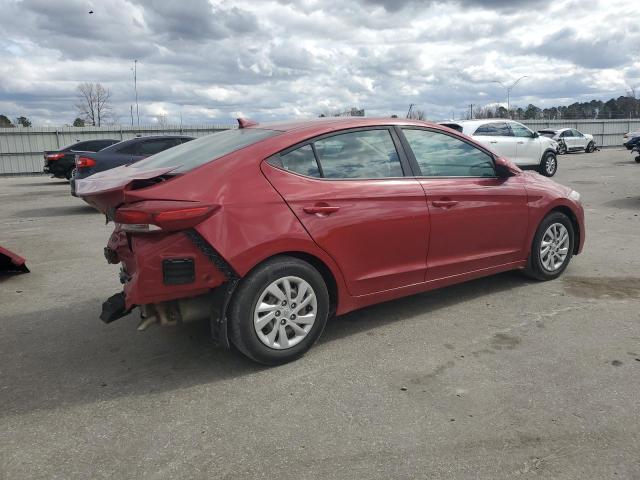  HYUNDAI ELANTRA 2017 Czerwony