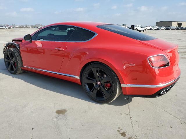  BENTLEY CONTINENTA 2016 Czerwony