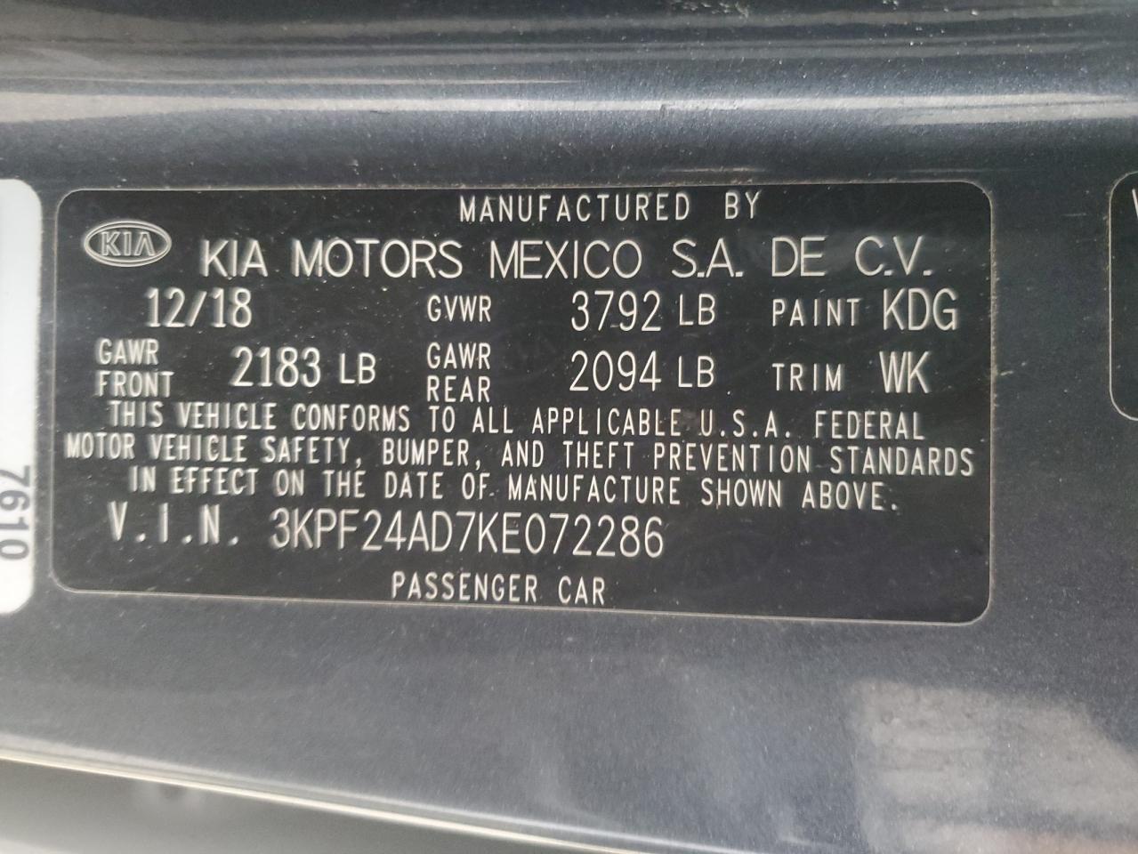 2019 Kia Forte - Image 13
