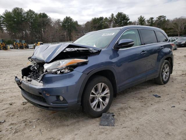  TOYOTA HIGHLANDER 2015 Granatowy