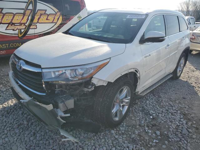  TOYOTA HIGHLANDER 2016 Белы