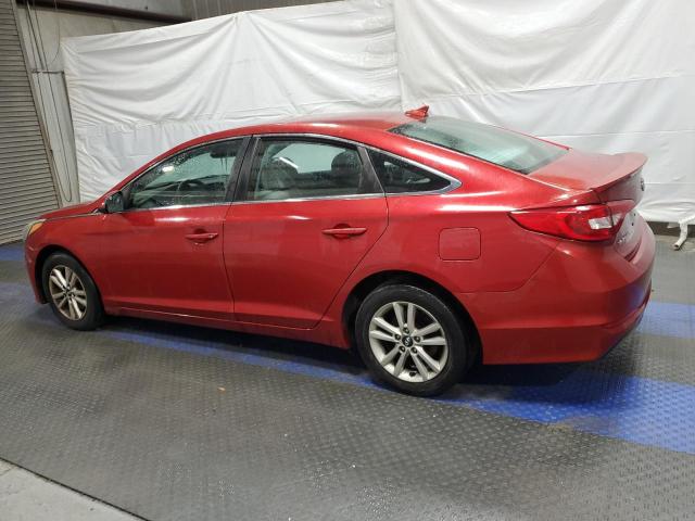  HYUNDAI SONATA 2017 Czerwony