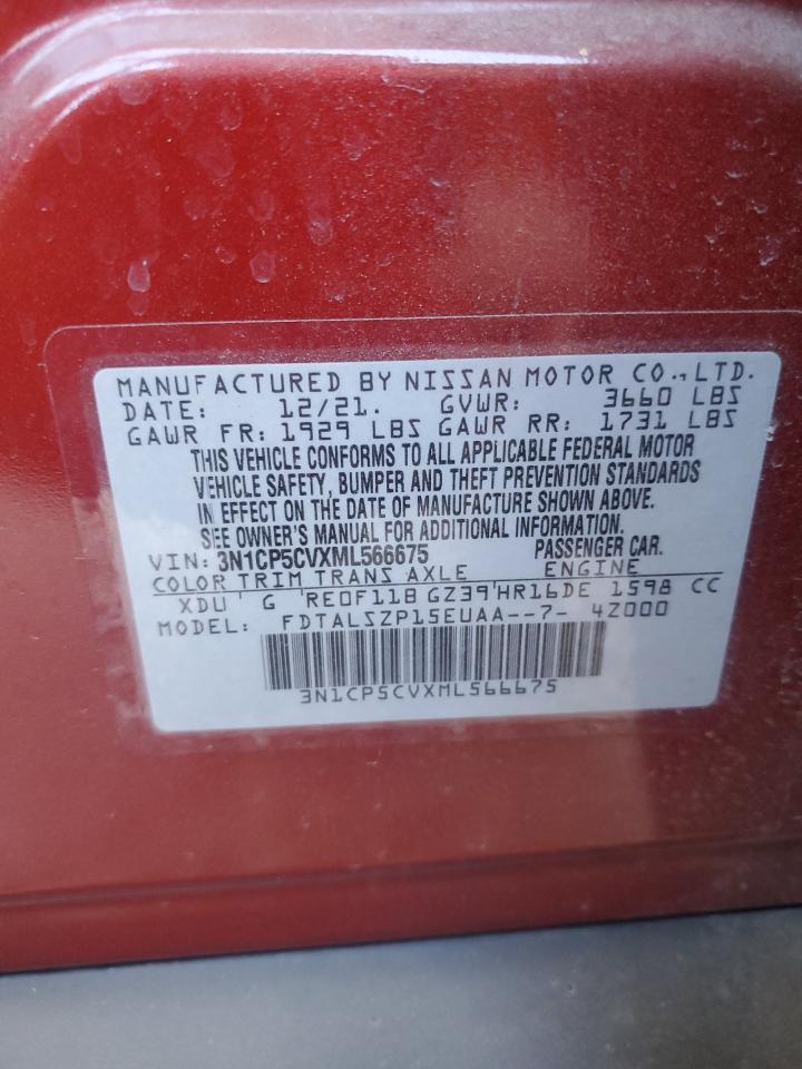 3N1CP5CVXML566675 NISSAN KICKS 2021
