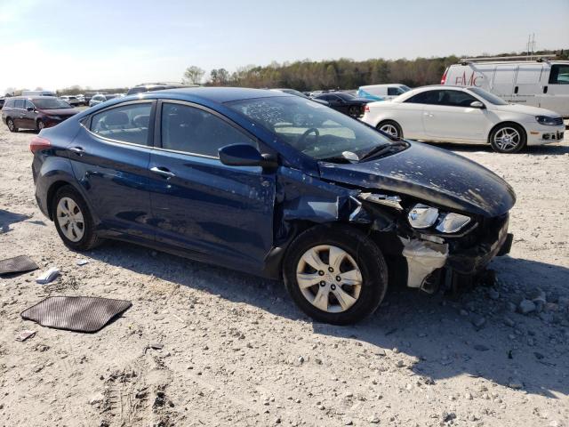 Sedans HYUNDAI ELANTRA 2016 Blue