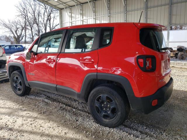  JEEP RENEGADE 2018 Czerwony