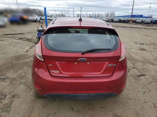  FORD FIESTA 2016 Czerwony