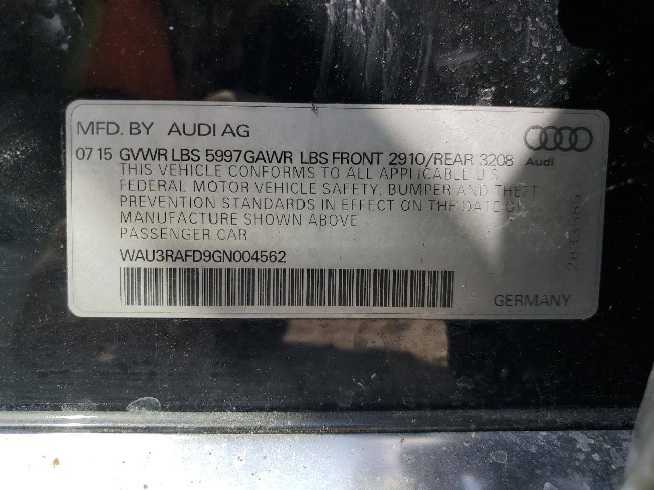 2016 Audi A8 - Image 13