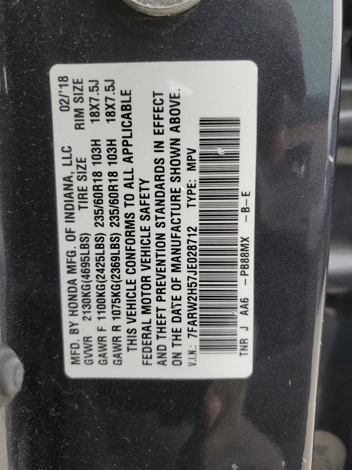 7FARW2H57JE028712 HONDA CRV 2018