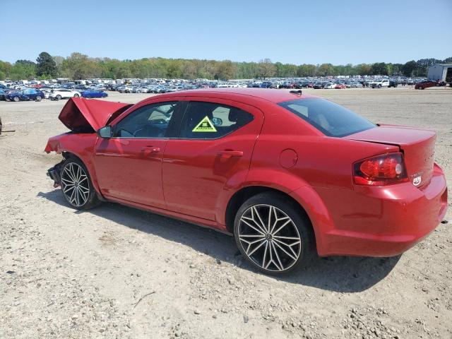  DODGE AVENGER 2014 Czerwony