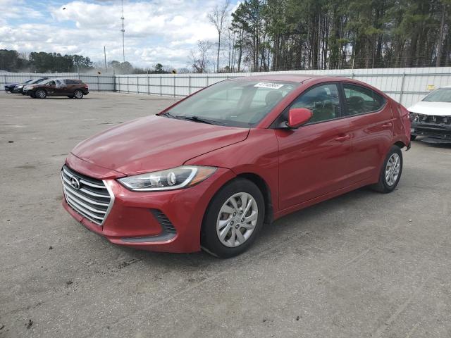  HYUNDAI ELANTRA 2017 Czerwony