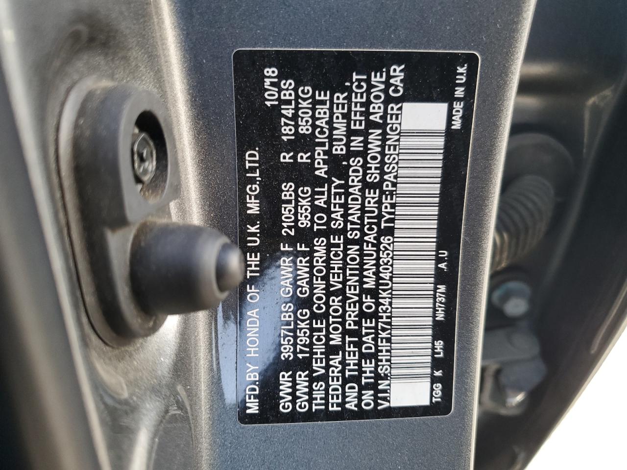 2019 Honda Civic - Image 13