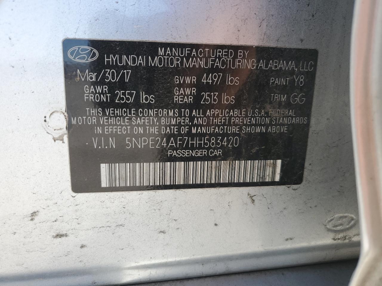 2017 Hyundai Sonata - Image 12