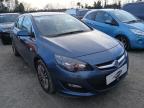 2014 VAUXHALL ASTRA EXCI for sale at Copart WOLVERHAMPTON