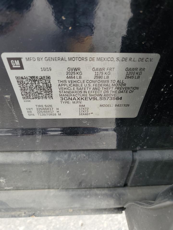 3GNAXKEV9LS573564 CHEVROLET EQUINOX 2020